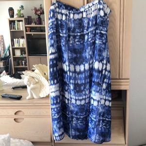 Plus size maxi skirt